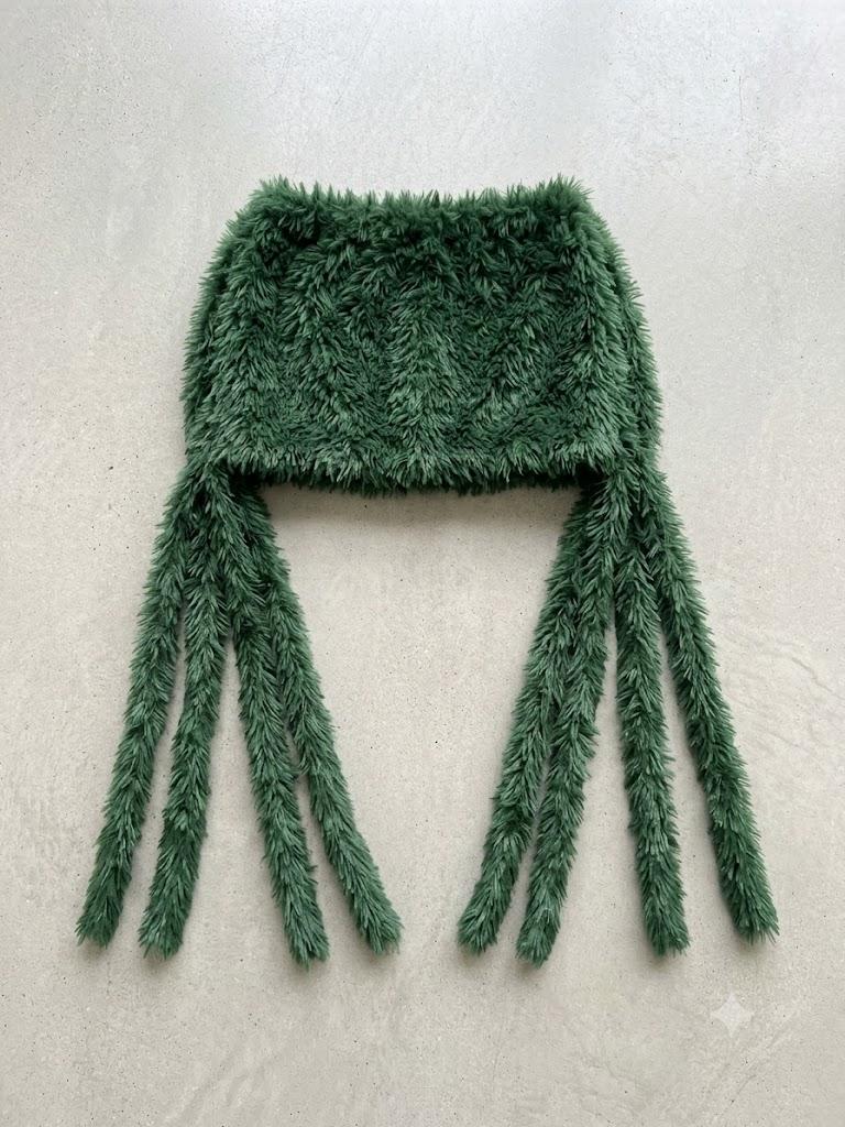Fuzzy Fringe Skirt