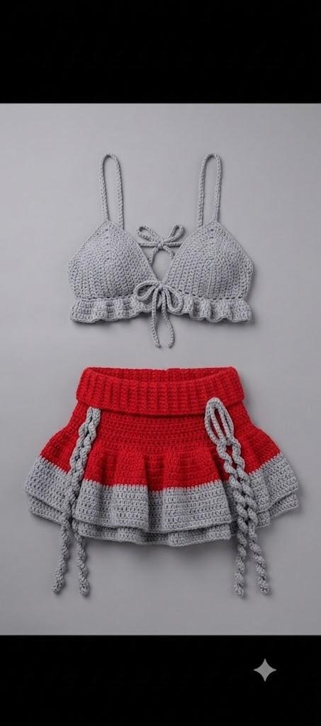 Ruffle Bralette Set